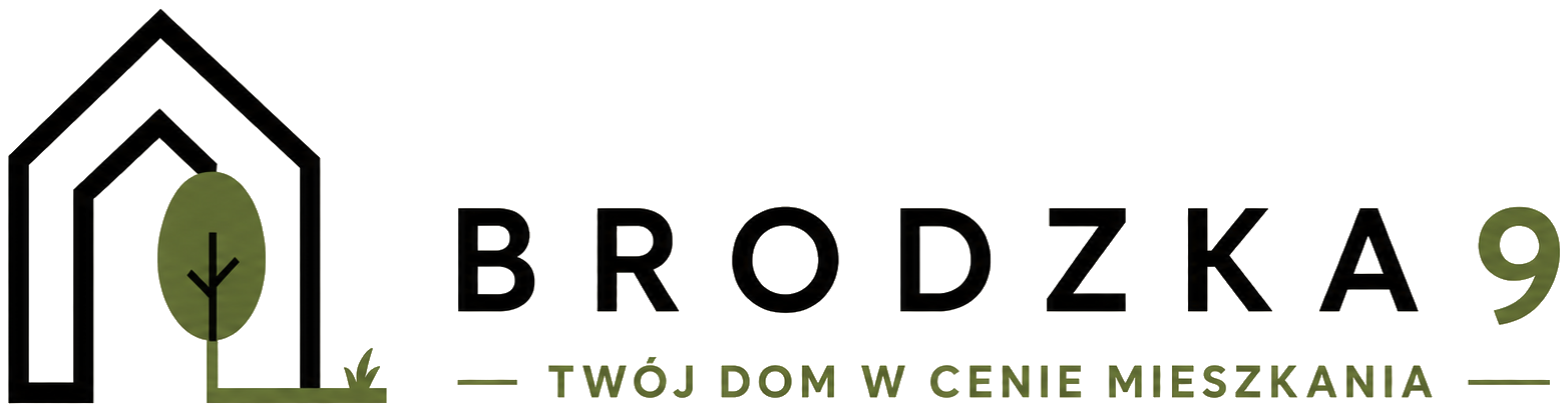 Logo BRODZKA 9 - Twój dom w cenie mieszkania