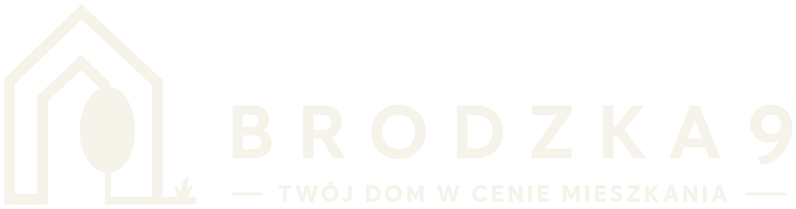 Logo BRODZKA 9 - Twój dom w cenie mieszkania